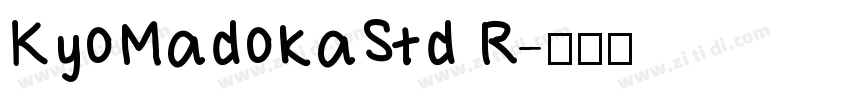 KyoMadokaStd R字体转换